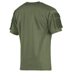 MFH US Short Sleeved T-Shirt With Sleeve Pockets OD Green -Military1st Shop 00121 OD Green 02