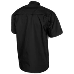 MFH Short Sleeved Teflon Coated Ripstop Attack Shirt Black -Military1st Shop 02315 Black 02
