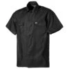 MFH US Short Sleeved Shirt Black -Military1st Shop 02712 Black 01