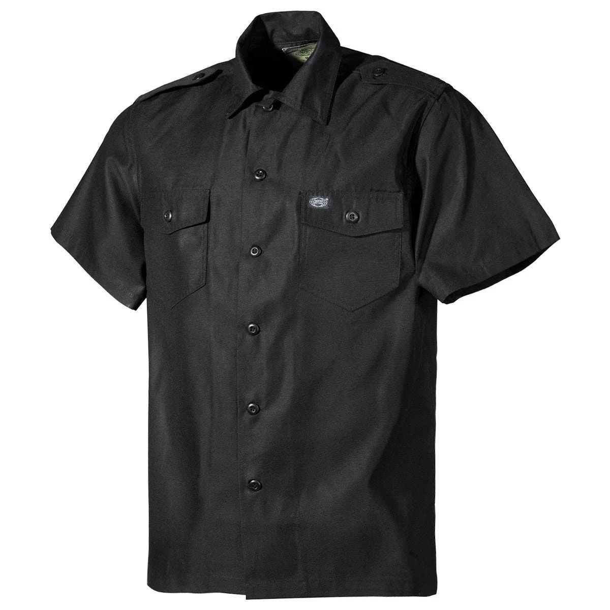 MFH US Short Sleeved Shirt Black 3 MFH US Short Sleeved Shirt Black