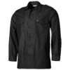 MFH US Long Sleeved Shirt Black -Military1st Shop 02752 Black 01