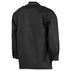 MFH US Long Sleeved Shirt Black 5 MFH US Long Sleeved Shirt Black -Military1st Shop 02752 Black 02