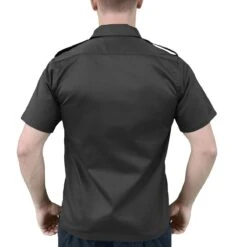 Surplus US Shirt Short Sleeve Black -Military1st Shop 06 3582 03 surplus us shirt black 44 1