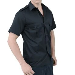 Surplus US Shirt Short Sleeve Navy -Military1st Shop 06 3582 10 surplus us shirt short sleeve navy 33 1