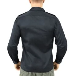 Surplus US Shirt Long Sleeve Navy -Military1st Shop 06 3584 10 surplus us shirt navy 44 1