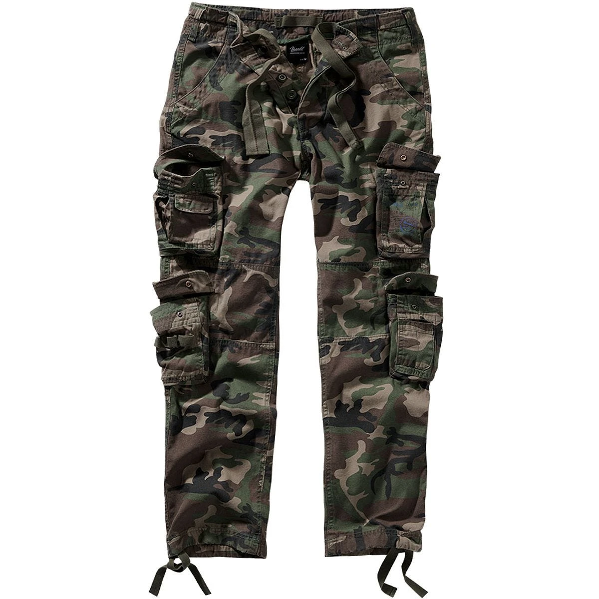 Brandit Pure Slim Fit Trousers Woodland 3 Brandit Pure Slim Fit Trousers Woodland