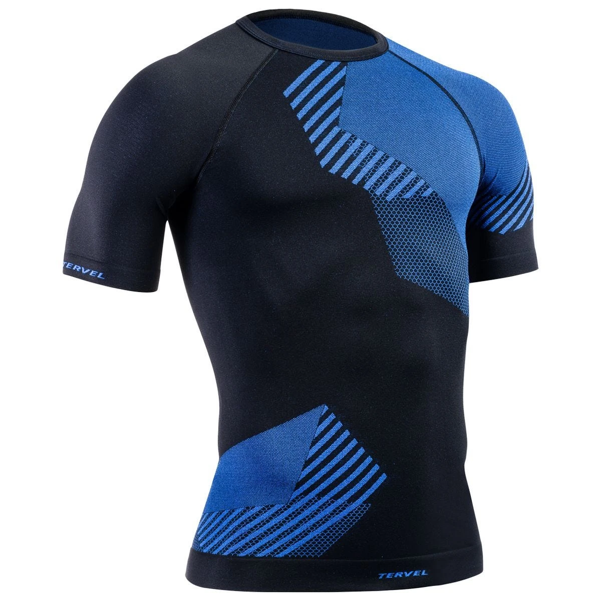 Tervel Optiline Shirt Short Sleeve Black/Blue 3 Tervel Optiline Shirt Short Sleeve Black/Blue