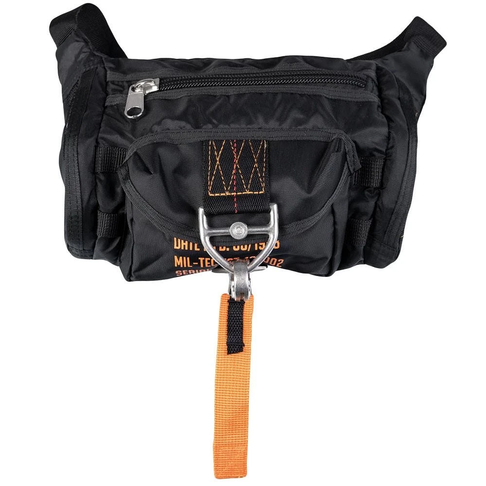 Mil-Tec Fanny Pack Deployment Bag 1' Black 3 Mil-Tec Fanny Pack Deployment Bag 1' Black