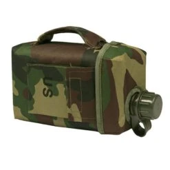 Mil-Tec Patrol Canteen With Cover And Strap 2 Litres Woodland