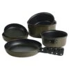 Mil-Tec Aluminium 7-Piece Cooking Set Olive