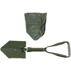 MFH BW Folding Spade With Cover Olive