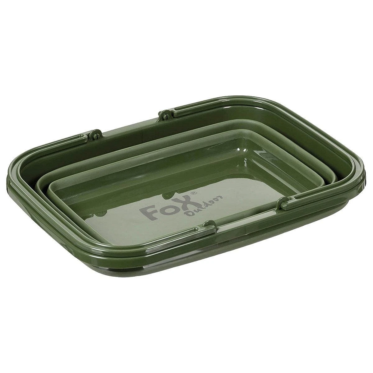 Fox Outdoor Folding Basket Olive 4 Fox Outdoor Folding Basket Olive - Image 2