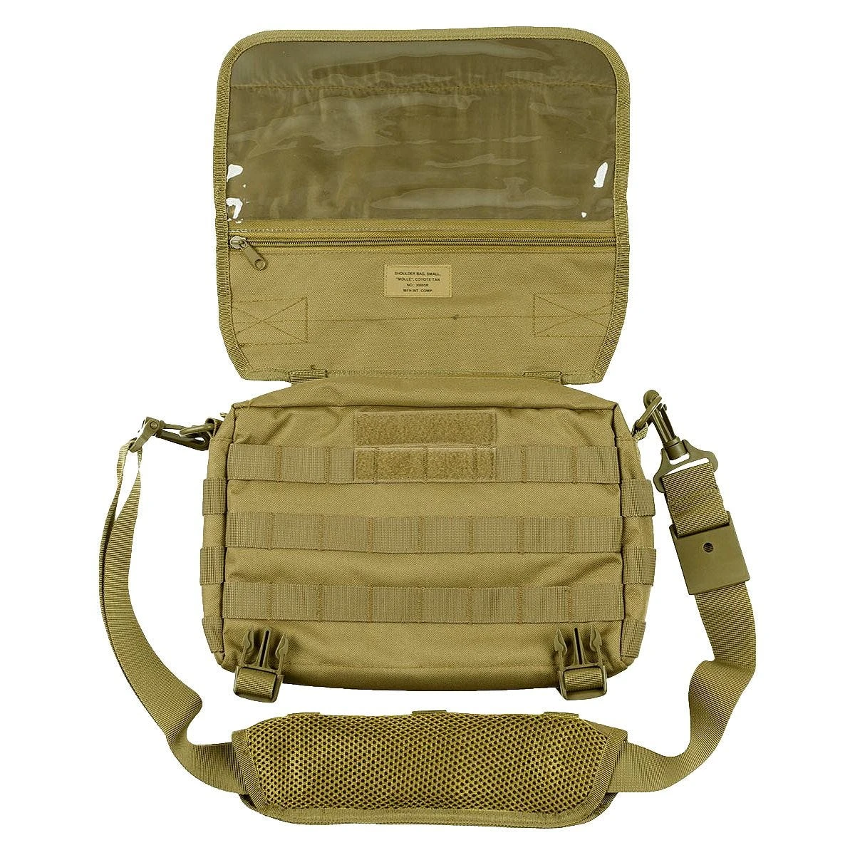 MFH MOLLE Shoulder Bag Padded Straps Coyote Tan 5 MFH MOLLE Shoulder Bag Padded Straps Coyote Tan - Image 3