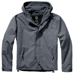 Brandit Windbreaker Front Zip Anthracite