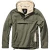 Brandit Windbreaker Sherpa Jacket Olive