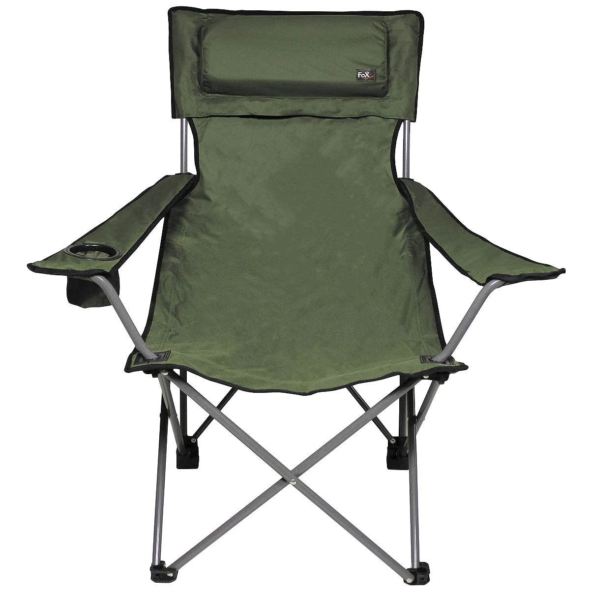 Fox Outdoor Deluxe Folding Chair Olive 4 Fox Outdoor Deluxe Folding Chair Olive - Image 2