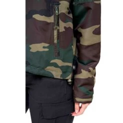 Brandit Ladies Windbreaker Front Zip Woodland 15 Brandit Ladies Windbreaker Front Zip Woodland -Military1st Shop 33113 10 Brandit Ladies Windbreaker Front Zip Woodland 07