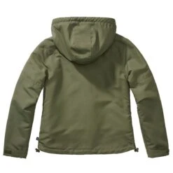 Brandit Ladies Windbreaker Front Zip Olive -Military1st Shop 33113 1 Brandit Ladies Windbreaker Front Zip Olive 02