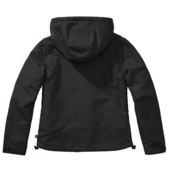 Brandit Ladies Windbreaker Front Zip Black -Military1st Shop 33113 2 Brandit Ladies Windbreaker Front Zip Black 02
