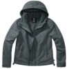 Brandit Ladies Windbreaker Front Zip Anthracite -Military1st Shop 33113 5 BranditLadiesWindbreakerFrontZipAnthracite 001