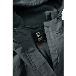 Brandit Ladies Windbreaker Front Zip Anthracite -Military1st Shop 33113 5 BranditLadiesWindbreakerFrontZipAnthracite 004