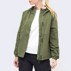 Brandit Ladies Summer Windbreaker Frontzip Olive
