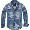 Brandit Riley Denim Shirt Denim Blue