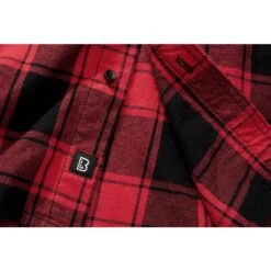 Brandit Half Sleeve Check Shirt Red/Black -Military1st Shop 4032 41 Brandit Half Sleeve Check Shirt RedBlack 04