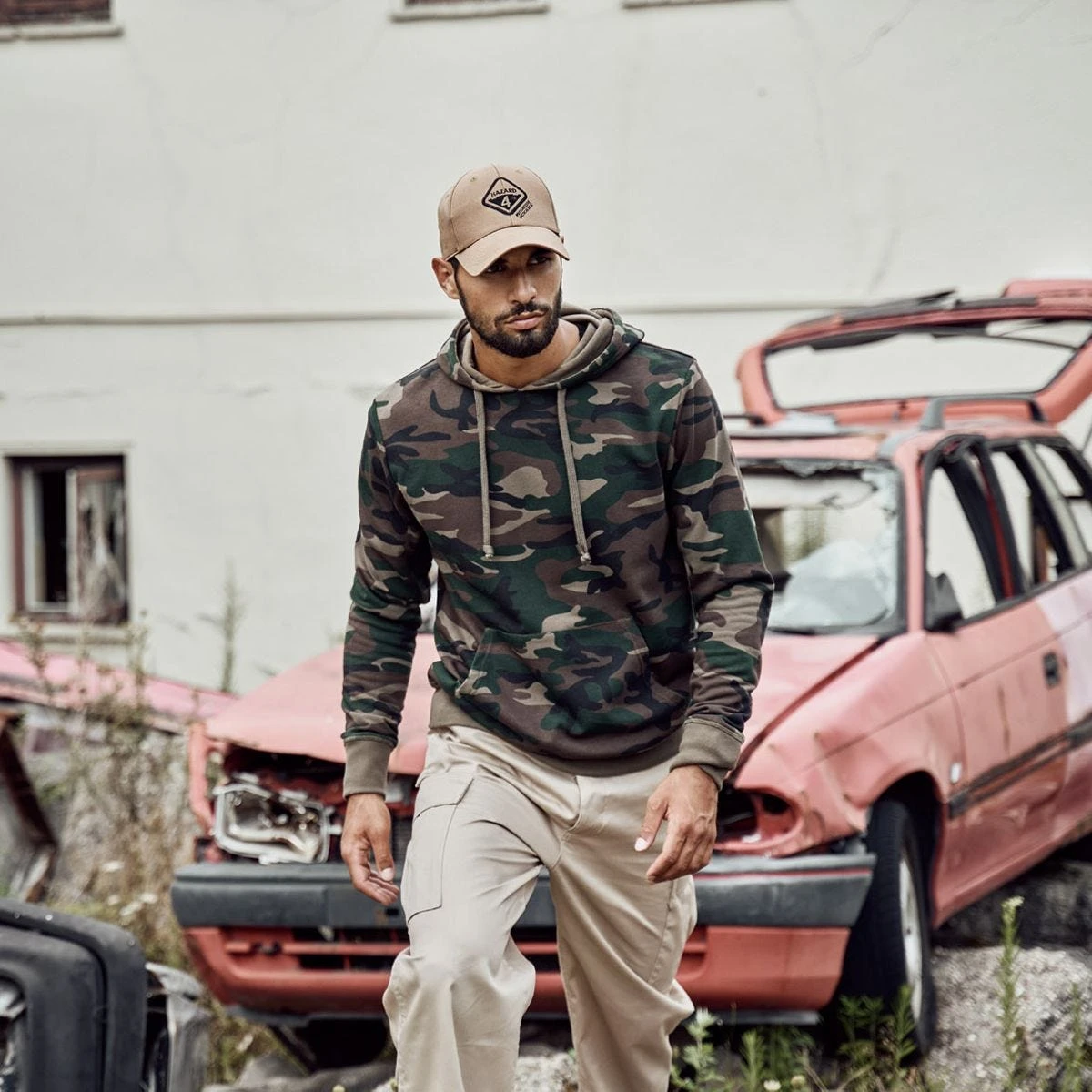 Brandit Sweathoody Woodland 4 Brandit Sweathoody Woodland - Image 2