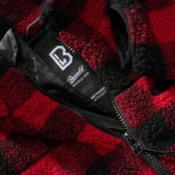 Brandit Teddyfleece Jacket Red/Black 13 Brandit Teddyfleece Jacket Red/Black -Military1st Shop 5021 41 BRANDIT TEDDYFLEECE JACKET RED BLACK 005 8