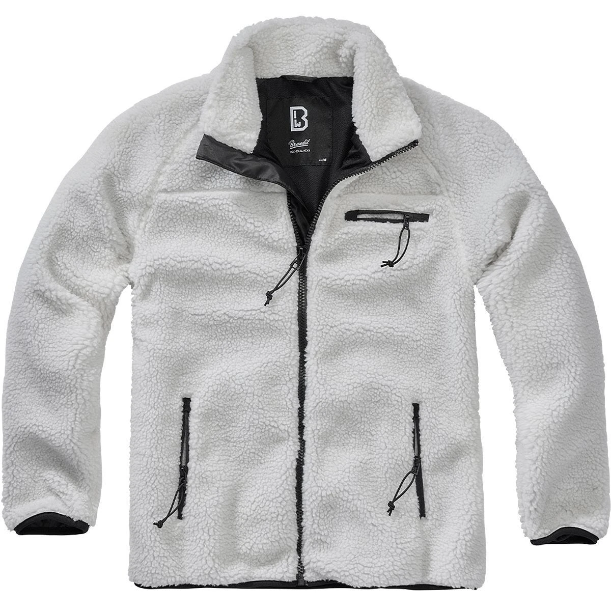 Brandit Teddyfleece Jacket White 5 Brandit Teddyfleece Jacket White - Image 3