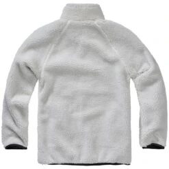 Brandit Teddyfleece Troyer White 9 Brandit Teddyfleece Troyer White -Military1st Shop 5022 7 BRANDIT TEDDYFLEECE TROYER WHITE 005 6