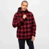Brandit Teddyfleece Worker Pullover Red/Black -Military1st Shop 5023 41 BRANDIT TEDDYFLEECE RED BLACK 001 6