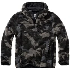 Brandit Teddyfleece Worker Pullover Dark Camo -Military1st Shop 5023 4 BRANDIT TEDDYFLEECE DARKCAMO 003 8
