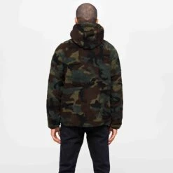 Brandit Teddyfleece Worker Jacket Woodland -Military1st Shop 5024 10 BRANDIT TEDDYFLEECE WOODLAND 002 1