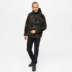 Brandit Teddyfleece Worker Jacket Woodland -Military1st Shop 5024 10 BRANDIT TEDDYFLEECE WOODLAND 004 1
