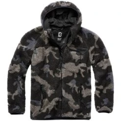 Brandit Teddyfleece Worker Jacket Dark Camo -Military1st Shop 5024 4 BRANDIT TEDDYFLEECE DARKCAMO 003 2