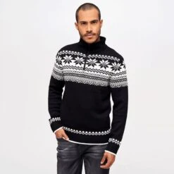 Brandit Troyer Norweger Pullover Black -Military1st Shop 5029 2 Brandit Troyer Norweger Pullover Black 3 2