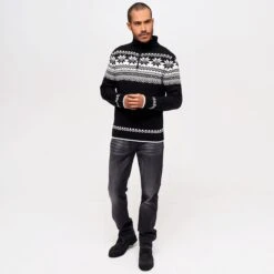 Brandit Troyer Norweger Pullover Black -Military1st Shop 5029 2 Brandit Troyer Norweger Pullover Black 4 2