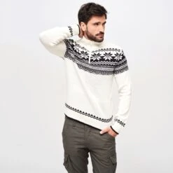 Brandit Troyer Norweger Pullover White -Military1st Shop 5029 7 Brandit Troyer Norweger Pullover White 3 2
