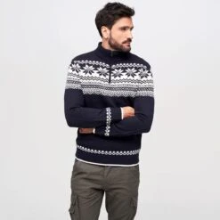 Brandit Troyer Norweger Pullover Navy 8 Brandit Troyer Norweger Pullover Navy -Military1st Shop 5029 8 Brandit Troyer Norweger Pullover Navy 3 2