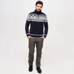 Brandit Troyer Norweger Pullover Navy 9 Brandit Troyer Norweger Pullover Navy -Military1st Shop 5029 8 Brandit Troyer Norweger Pullover Navy 4 2