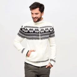 Brandit Cardigan Norweger White -Military1st Shop 5030 7 Brandit Cardigan Norweger White 3 2