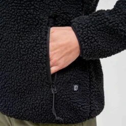 Brandit Ladies Teddyfleece Jacket Black -Military1st Shop 55005 2 Brandit Ladies Teddyfleece Jacket Black 07