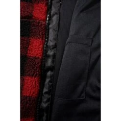 Brandit Ladies Teddyfleece Jacket Red / Black -Military1st Shop 55005 41 Brandit Ladies Teddyfleece Jacket Red Black 03