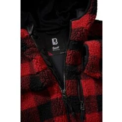 Brandit Ladies Teddyfleece Jacket Red / Black -Military1st Shop 55005 41 Brandit Ladies Teddyfleece Jacket Red Black 04