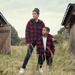 Brandit Ladies Teddyfleece Jacket Red / Black -Military1st Shop 55005 41 Brandit Ladies Teddyfleece Jacket Red Black 06