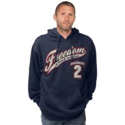 7.62 Design 2nd Amendment Freedom Hoodie Navy Heather -Military1st Shop 7.62Design2ndAmendmentFreedomHoodieNavyHeather 3
