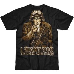Military1st Shop 24 7.62 Design Sam The Grunt T-Shirt Black