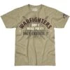 7.62 Design Warfighters Execute Policy T-Shirt Khaki Heather -Military1st Shop 762 design WARFIGHTERS KHAKI HEATHER ALL 1